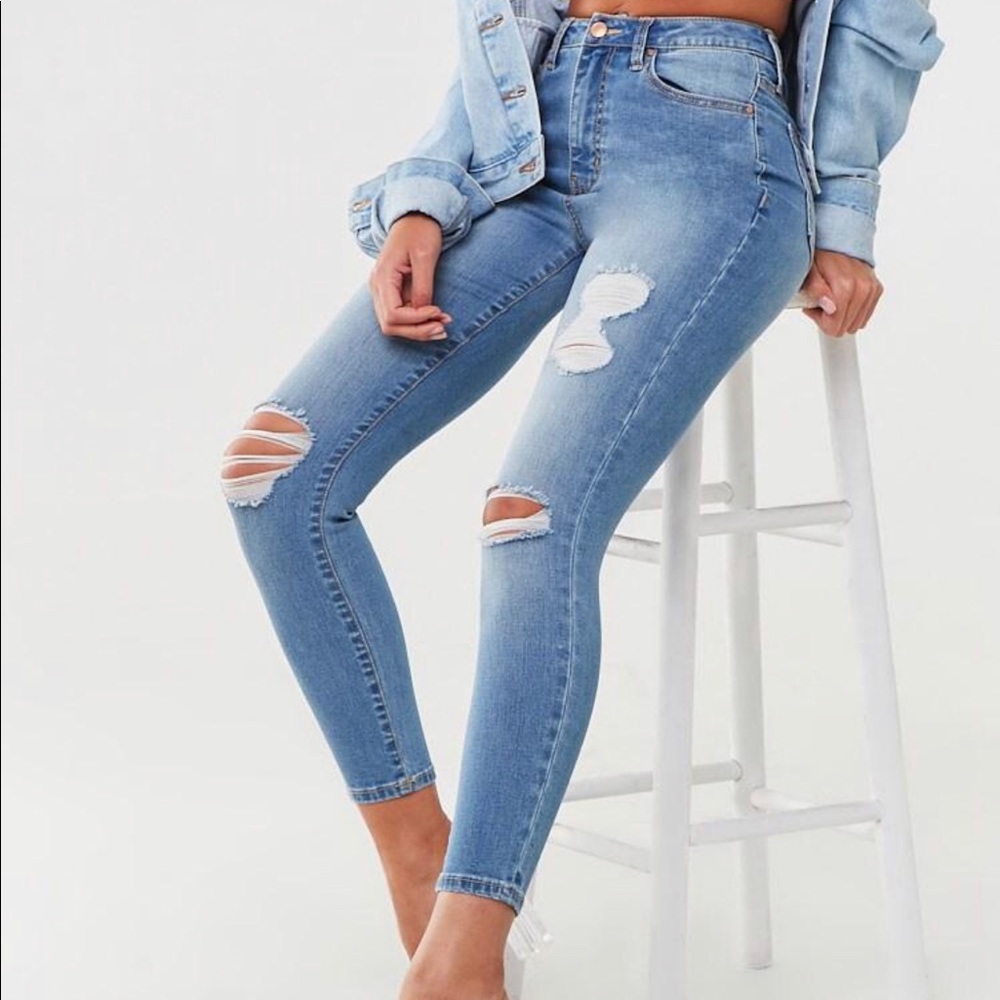 Forever 21 high rise skinny jeans